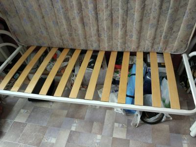 Лот: 8541881. Фото: 1. Кровать с матрасом 1.9 на 0.8. Кровати