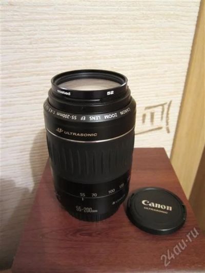 Лот: 1410231. Фото: 1. Объектив CANON EF55-200mm F4,5-5... Объективы