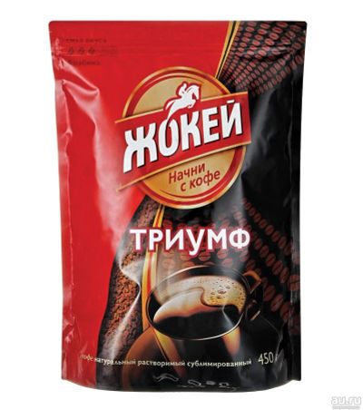 Лот: 13691140. Фото: 1. Кофе Жокей Триумф 450г. Чай, кофе, какао