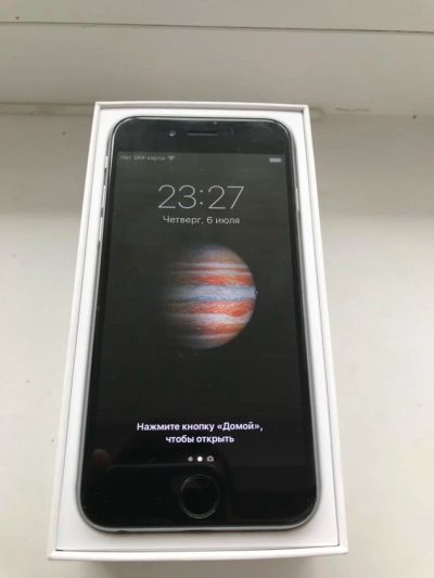 Лот: 9918199. Фото: 1. iphone 6 64GB silver. Смартфоны