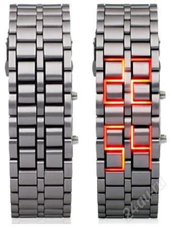 Лот: 1406424. Фото: 1. lava-LED (светодиодные) часы-браслет... Оригинальные наручные часы