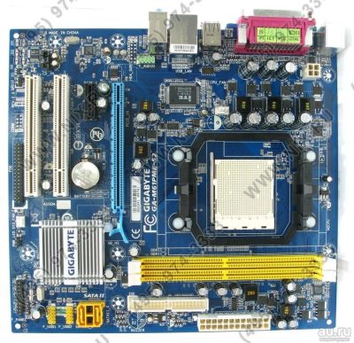Лот: 8230859. Фото: 1. Материнская плата Gigabyte GA-M61PME-S2. Материнские платы