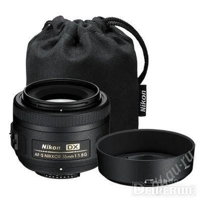 Лот: 1465530. Фото: 1. Nikon 35mm f/1.8G AF-S DX Nikkor. Объективы