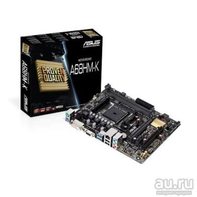 Лот: 9198963. Фото: 1. Материнская плата MB Asus A68HM-K... Материнские платы