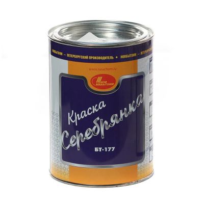 Лот: 24087229. Фото: 1. Серебрянка НовБытХим, БТ-177... Краски, лаки, растворитель