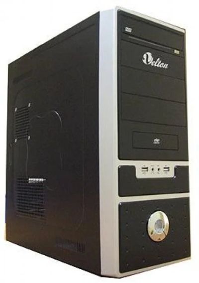 Лот: 4552833. Фото: 1. Корпус ATX 400w Velton 2221 черный... Корпуса, блоки питания