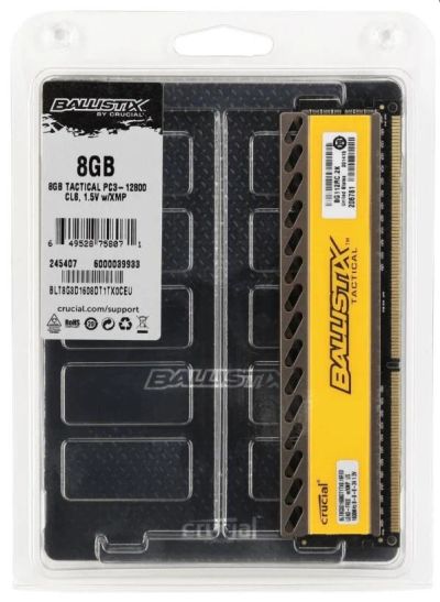 Лот: 8005067. Фото: 1. Новое 8GB 1-Модуль Crucial Ballistix... Оперативная память