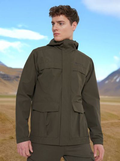 Лот: 24983234. Фото: 1. Ветровка мужская Outventure, Коричневый. Другое (спортивная одежда)