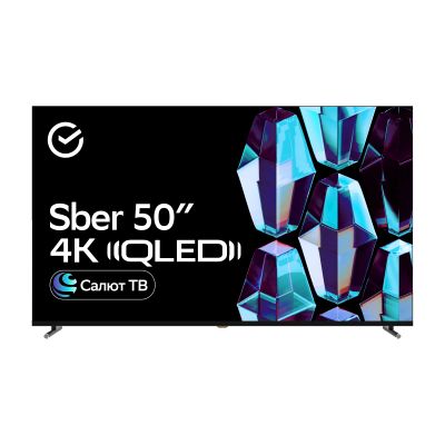 Лот: 24289027. Фото: 1. Умный телевизор Sber SDX-50UQ5234. Умный дом