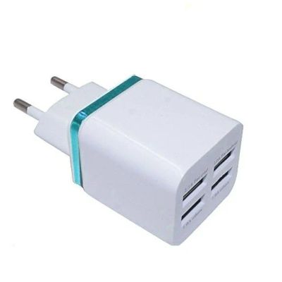 Лот: 9256841. Фото: 1. Адаптер сетевой Nokoko 4USB (белый... Дата-кабели, переходники