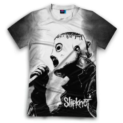 Лот: 6337987. Фото: 1. Мужская футболка 3D "Slipknot... Футболки, поло