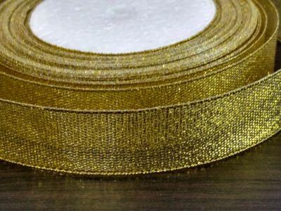 Лот: 12206701. Фото: 1. Парча лента Золото 20 мм (2 см... Ткани, нитки, пряжа
