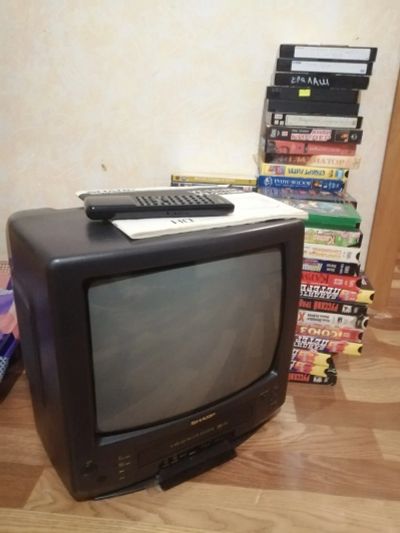 Лот: 24785565. Фото: 1. Видеодвойка с кассетами. Телевизоры