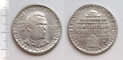 Лот: 7570642. Фото: 1. США. 1/2 доллара 1946 (серебро... Америка