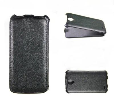 Лот: 6105626. Фото: 1. Чехол книжка Lenovo S820 кожа... Чехлы, бамперы
