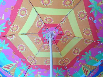 Лот: 8042395. Фото: 1. ⛱ Зонт пляжный D 1,4 м складной... Плавание