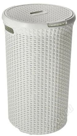 Лот: 2614763. Фото: 1. Корзина д/белья 48л круглая Rattan... Другое (хозтовары)