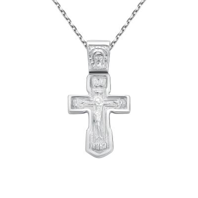 Лот: 23845030. Фото: 1. Серебряная подвеска Крест. Другое (ювелирные изделия, бижутерия, часы)