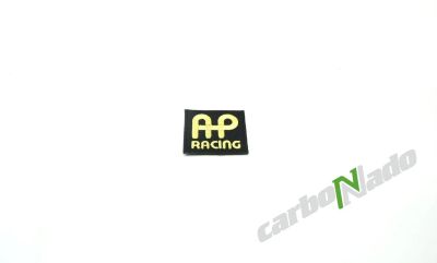 Лот: 14363460. Фото: 1. Нашивка AP Racing черная. Нашивки, шевроны, погоны