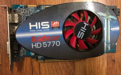 Лот: 17960986. Фото: 1. ATI HD5770. Видеокарты