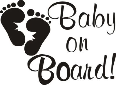 Лот: 12099785. Фото: 1. Наклейки / Baby on Board 02. Наклейки автомобильные