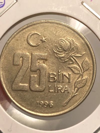 Лот: 19391478. Фото: 1. Турция 25 лир, 1986. Ближний восток