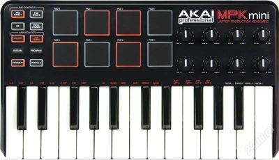 Лот: 2844516. Фото: 1. AKAI PRO MPK Mini. Другое (музыкальные инструменты и оборудование)