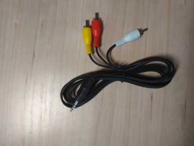 Лот: 14474179. Фото: 1. Кабель 3,5 jack 2rcam (тюльпан... Шлейфы, кабели, переходники