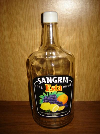 Лот: 8324902. Фото: 1. Бутыль sangria 1.75л. Контейнеры, банки