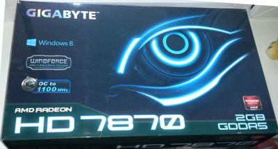 Лот: 5369114. Фото: 1. Gigabyte Radeon HD 7870 OC, 2048mb... Видеокарты
