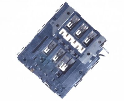 Лот: 13408995. Фото: 1. Коннектор SIM Samsung G920F (S6... Другое (запчасти, оборудование)
