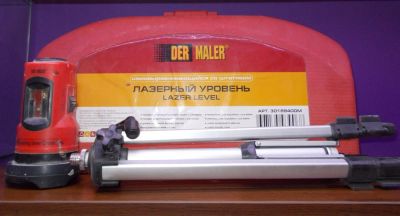 Лот: 6413462. Фото: 1. Продам лазерный уровень Der Maler... Ручной инструмент