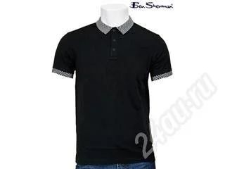Лот: 257148. Фото: 1. Поло Ben Sherman (чёрный) размер... Рубашки, водолазки