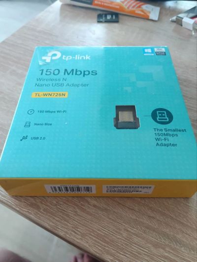 Лот: 25240787. Фото: 1. Приемник Wi-Fi TP-Link TL-WN725N. WiFi, Bluetooth адаптеры