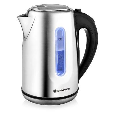 Лот: 24436210. Фото: 1. Электрический чайник Brayer BR1014. Чайники, кофемашины, кулеры