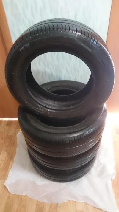 Лот: 8310056. Фото: 1. шины 215/60 R16 комплект б/у... Шины