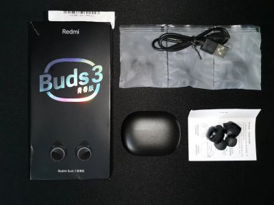 Лот: 19386674. Фото: 1. Redmi buds 3 lite + чехол. Наушники, гарнитуры