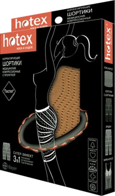 Лот: 5281308. Фото: 1. HOTEX утягивающие шортики. Антисептики, защитные средства, медицинские маски