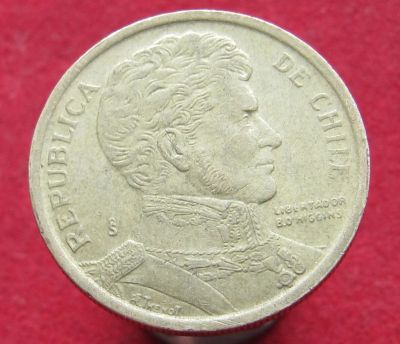 Лот: 15269532. Фото: 1. Чили 10 песо, 2006г. Остальные страны