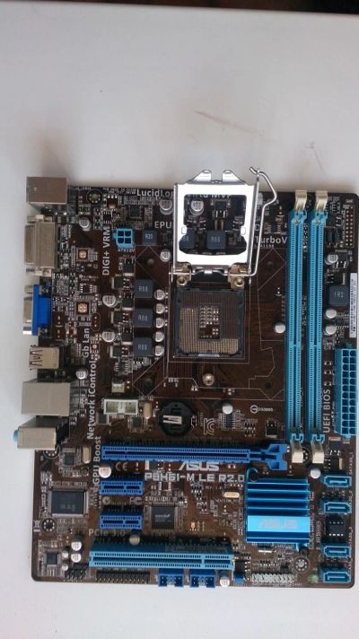 Лот: 7833679. Фото: 1. Материнская плата - ASUS P8H61-M... Материнские платы