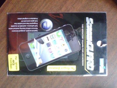 Лот: 1153433. Фото: 1. Пленка iPhone 4 ScreenGuard(Front... Защитные стёкла, защитные плёнки