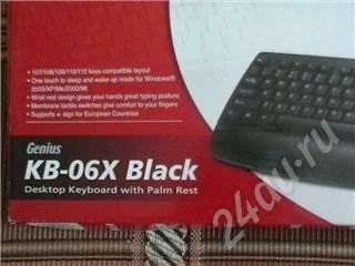 Лот: 509967. Фото: 1. Клавиатура KB - 06X Black. Клавиатуры и мыши