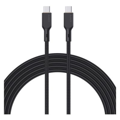Лот: 24677059. Фото: 1. Кабель Aukey Nylon Braided Kevlar... Дата-кабели, переходники