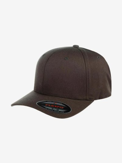 Лот: 22442501. Фото: 1. Бейсболка FLEXFIT 6277 (коричневый... Другое (спортивная одежда)