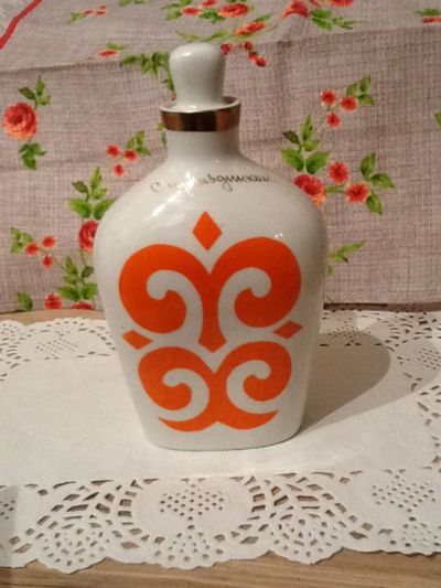 Лот: 11055033. Фото: 1. Штоф винтажный Хайта, фарфор... Фарфор, керамика