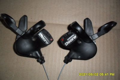 Лот: 17558803. Фото: 1. Манетки Shimano Deore 3 Х 9 Speed... Запчасти