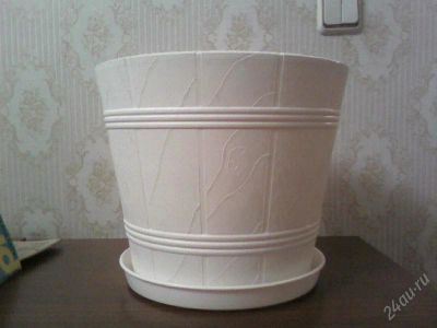 Лот: 984545. Фото: 1. Горшок Бочка. Кашпо, горшки, вазоны для цветов