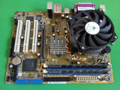 Лот: 6261462. Фото: 1. Материнская плата Asus P5PE-VM... Другое (комплектующие)