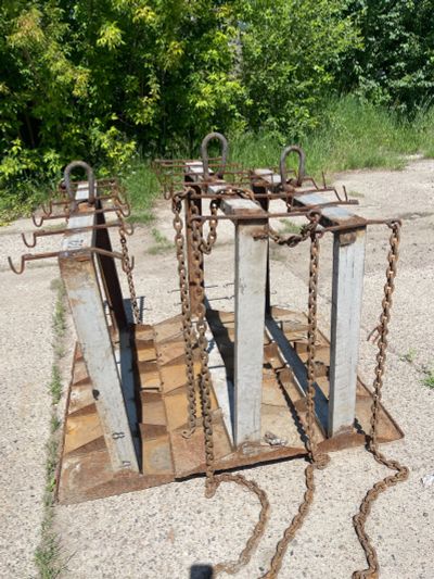 Лот: 19232395. Фото: 1. Кассета под кислородный баллоны. Баллоны, газ в баллонах