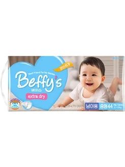 Лот: 7819501. Фото: 1. Подгузники Beffy's Extra Dry д... Детская гигиена